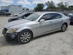 Lexus LS460 salvage cars for sale: 2007 Lexus LS 460L