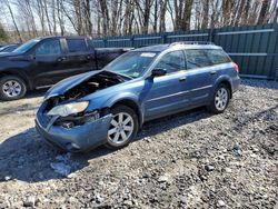 Salvage cars for sale from Copart Candia, NH: 2008 Subaru Outback 2.5I