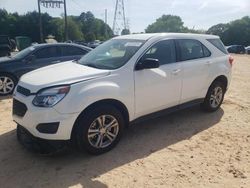 Salvage cars for sale at auction: 2016 Chevrolet Equinox LS