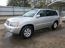 Salvage cars for sale at Austell, GA auction: 2001 Toyota Highlander