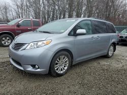 Salvage cars for sale at Candia, NH auction: 2013 Toyota Sienna XLE
