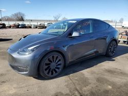 Salvage cars for sale at Ham Lake, MN auction: 2021 Tesla Model Y