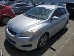 Salvage cars for sale from Copart Vallejo, CA: 2009 Toyota Corolla Matrix S