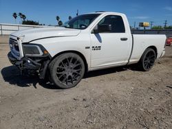 Salvage cars for sale from Copart Mercedes, TX: 2016 Dodge RAM 1500 ST