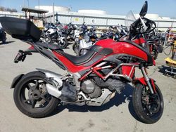 Buy Salvage Motorcycles For Sale now at auction: 2015 Ducati Multistrada 1200