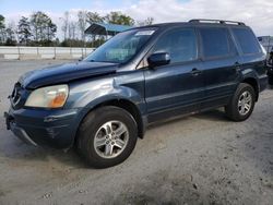 Honda Pilot EX salvage cars for sale: 2005 Honda Pilot EX