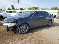 Salvage cars for sale from Copart Miami, FL: 2015 Toyota Camry LE