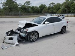 Salvage cars for sale from Copart Fort Pierce, FL: 2016 Lexus IS 200T
