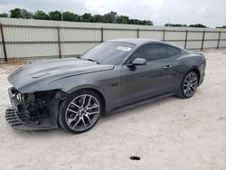 Salvage cars for sale at New Braunfels, TX auction: 2017 Ford Mustang GT