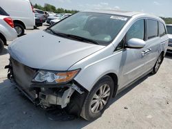Salvage cars for sale at Cahokia Heights, IL auction: 2014 Honda Odyssey EXL
