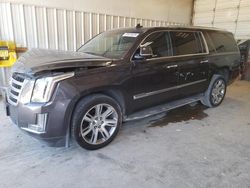 Salvage cars for sale at Abilene, TX auction: 2015 Cadillac Escalade ESV Luxury