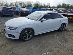 Salvage cars for sale from Copart Baltimore, MD: 2017 Audi A4 Premium Plus