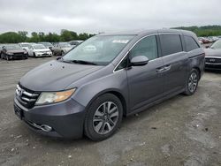 Salvage cars for sale at Cahokia Heights, IL auction: 2015 Honda Odyssey Touring