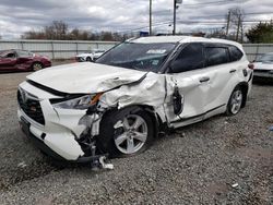 Salvage cars for sale from Copart Hillsborough, NJ: 2020 Toyota Highlander Hybrid LE