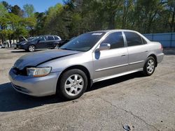 Salvage cars for sale at Austell, GA auction: 2002 Honda Accord EX