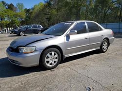 Honda Accord EX salvage cars for sale: 2002 Honda Accord EX