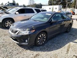 Salvage cars for sale from Copart Graham, WA: 2013 Honda Accord EXL