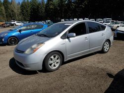 Vehiculos salvage en venta de Copart Graham, WA: 2007 Toyota Prius