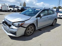 Salvage cars for sale at Hayward, CA auction: 2017 Subaru Impreza Premium