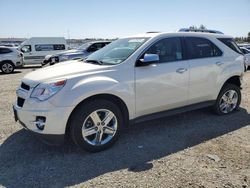 Salvage cars for sale at Antelope, CA auction: 2015 Chevrolet Equinox LTZ