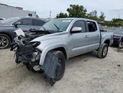 Salvage cars for sale at Opa Locka, FL auction: 2018 Toyota Tacoma Double Cab