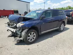 Salvage cars for sale from Copart Lumberton, NC: 2013 Toyota Highlander Base