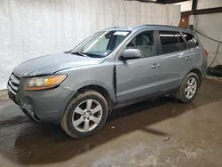 Salvage cars for sale at Ebensburg, PA auction: 2008 Hyundai Santa FE SE