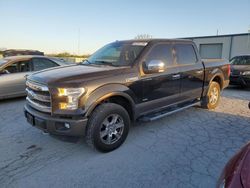 Salvage cars for sale from Copart Kansas City, KS: 2015 Ford F150 Supercrew