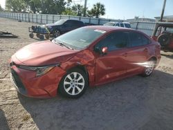 Salvage cars for sale at Riverview, FL auction: 2020 Toyota Corolla LE