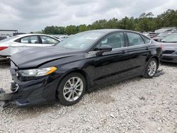 Salvage cars for sale at Houston, TX auction: 2019 Ford Fusion SE