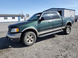 Ford f150 Supercrew salvage cars for sale: 2002 Ford F150 Supercrew