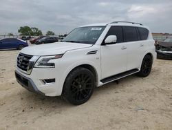 Salvage cars for sale at Haslet, TX auction: 2021 Nissan Armada SV