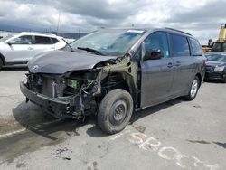 Salvage cars for sale from Copart Sun Valley, CA: 2013 Toyota Sienna LE