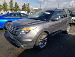 Salvage cars for sale from Copart Rancho Cucamonga, CA: 2014 Ford Explorer Limited