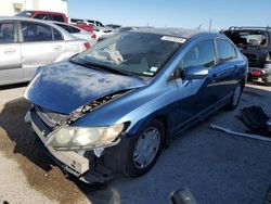 Salvage cars for sale at Tucson, AZ auction: 2010 Honda Civic Hybrid