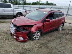 Salvage cars for sale at Spartanburg, SC auction: 2018 Ford Escape SE