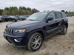Salvage cars for sale at Mendon, MA auction: 2018 Jeep Grand Cherokee Limited