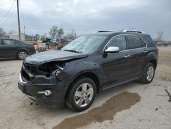 Salvage cars for sale from Copart Pekin, IL: 2015 Chevrolet Equinox LTZ