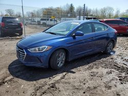 Salvage cars for sale at Chalfont, PA auction: 2017 Hyundai Elantra SE
