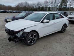 Salvage cars for sale at North Billerica, MA auction: 2023 Hyundai Elantra Limited