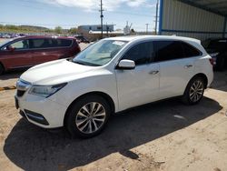 Salvage cars for sale at Colorado Springs, CO auction: 2016 Acura MDX Technology