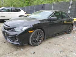 Salvage cars for sale at Waldorf, MD auction: 2020 Honda Civic EX