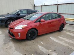 Salvage cars for sale at Haslet, TX auction: 2015 Toyota Prius