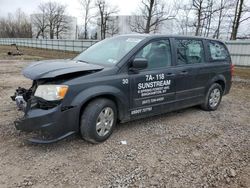 Salvage cars for sale from Copart Central Square, NY: 2012 Dodge Grand Caravan SE