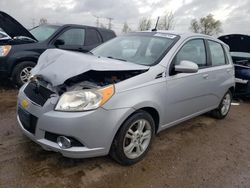 Chevrolet Aveo LT salvage cars for sale: 2010 Chevrolet Aveo LT