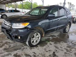 Salvage cars for sale from Copart Cartersville, GA: 2012 Hyundai Santa FE Limited