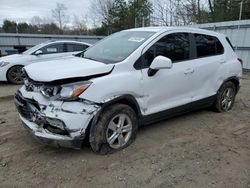 Salvage cars for sale at Lyman, ME auction: 2017 Chevrolet Trax LS