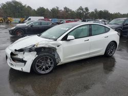 Salvage cars for sale from Copart Brookhaven, NY: 2021 Tesla Model 3