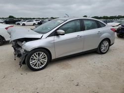 Salvage cars for sale at San Antonio, TX auction: 2018 Ford Focus Titanium