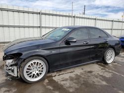 Salvage cars for sale at Littleton, CO auction: 2016 Mercedes-Benz C 450 4matic AMG